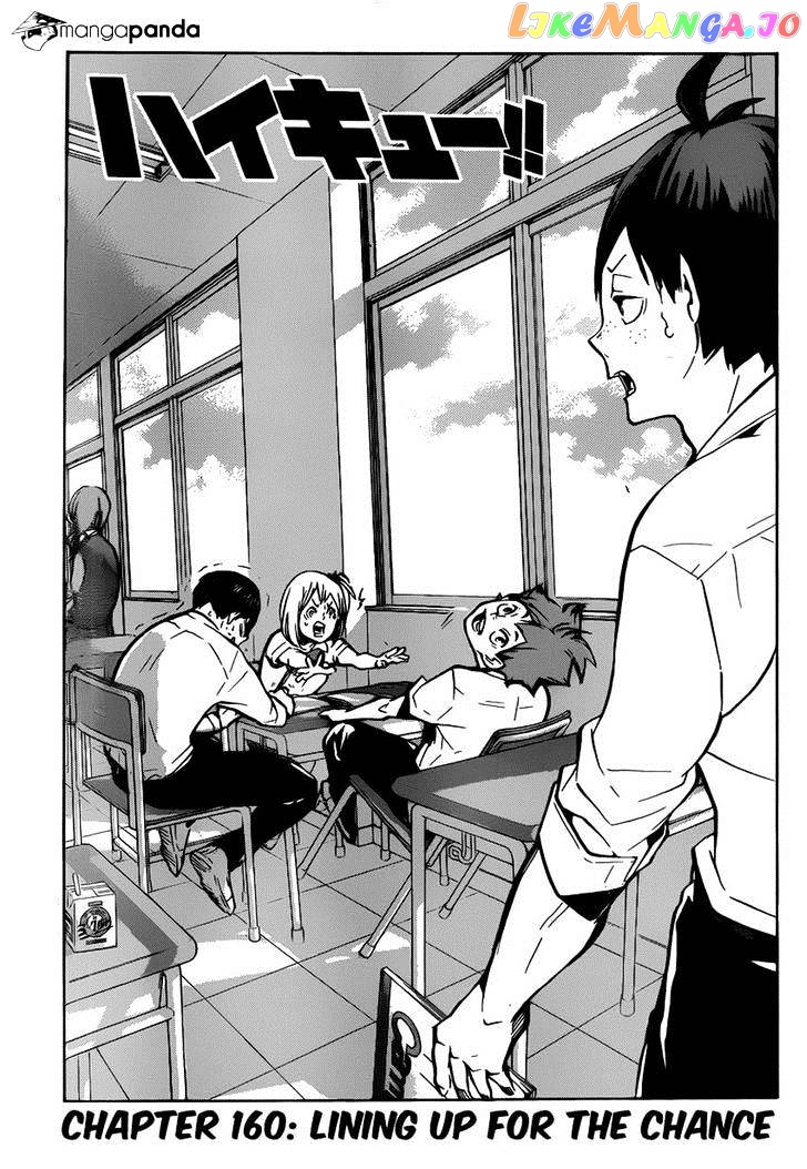 Haikyuu!!, Chapter 160 image 01